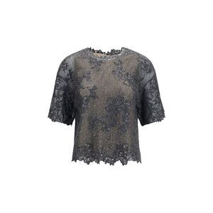 Brunello Cucinelli Gray Mohair Women's Blouse